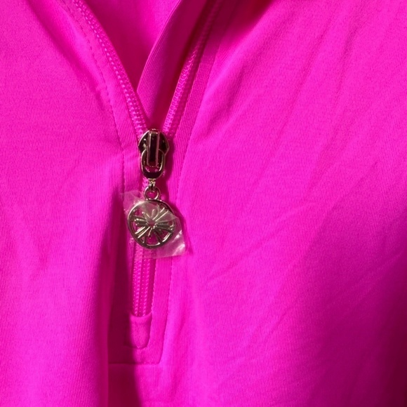 Lilly Pulitzer Luxletic Marion Half Zip Sunguard - Picture 3 of 4